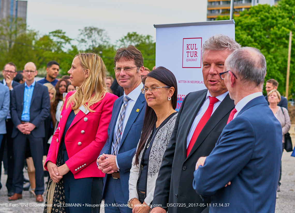 11. Mai 2017 - Grundsteinlegung für die LOGE und dem Kulturquadrat in Neuperlach